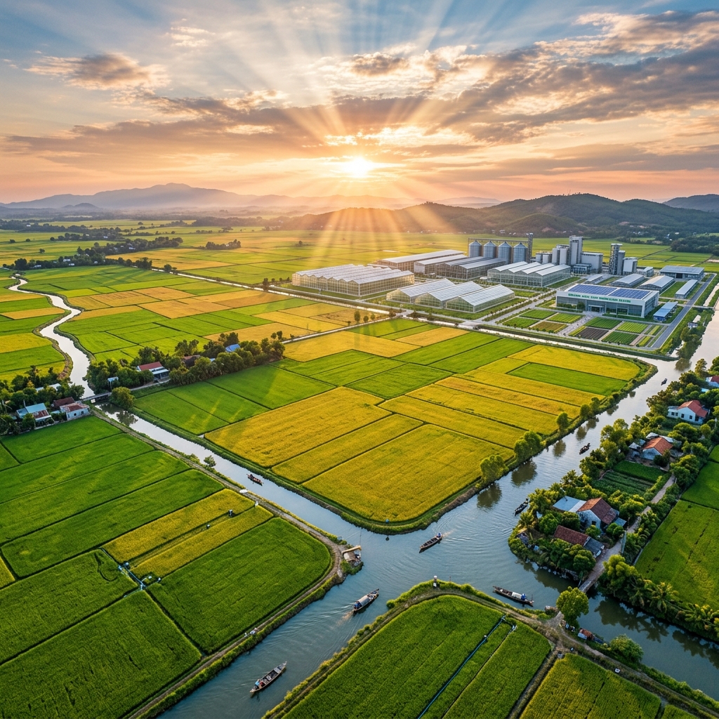 Cánh đồng lúa Việt Nam JMAGRI